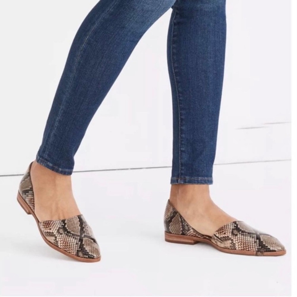 Old Navy D'Orsay Croc Flats - size 7
